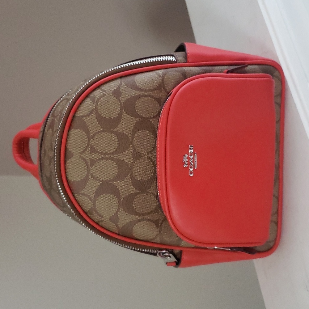 Coach mini court backpack